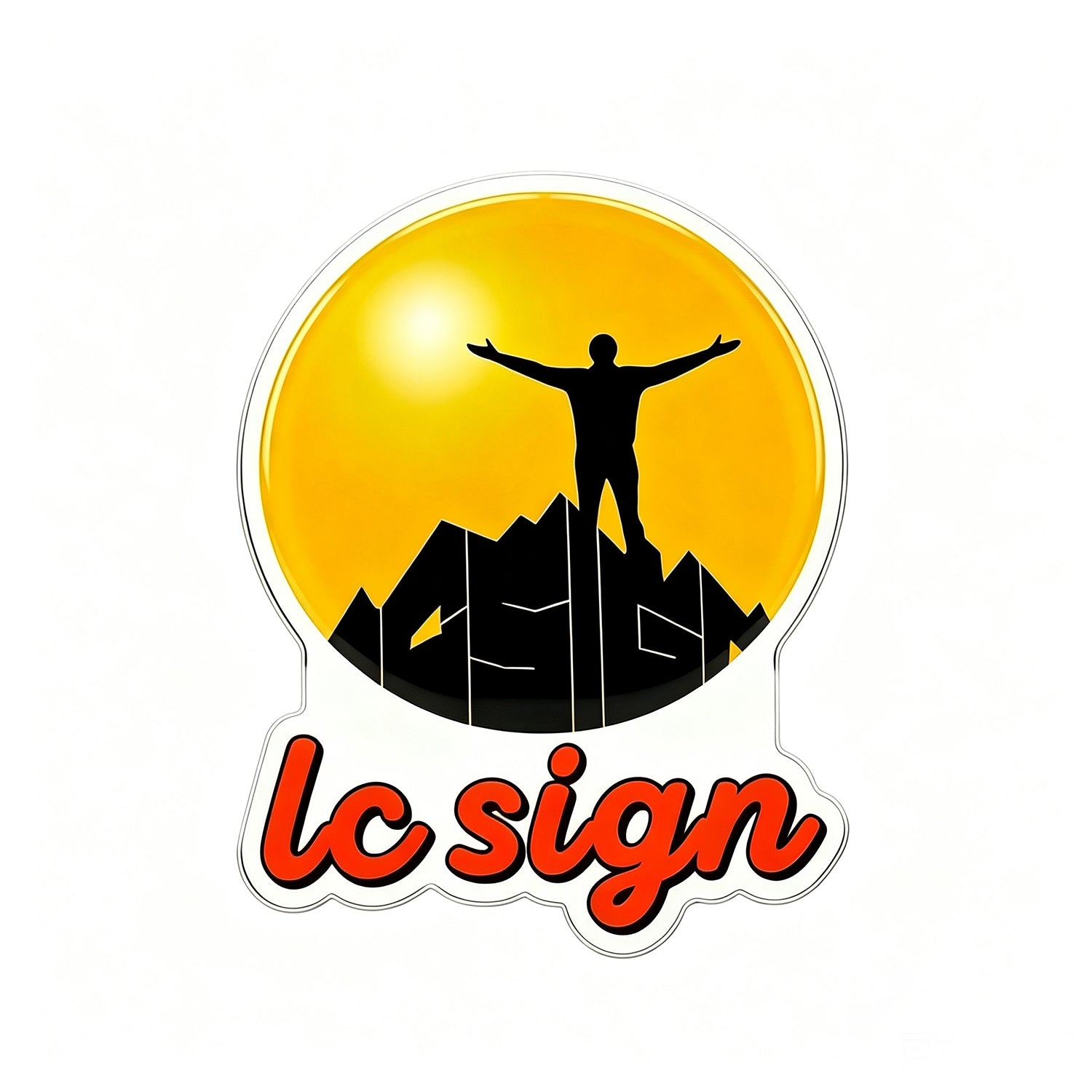 LC SIGN LOGO Fridge Magnet