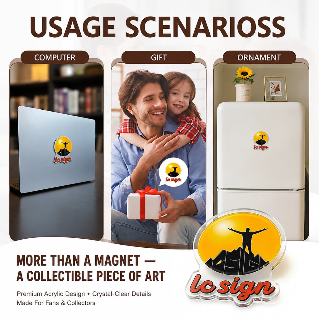 LC SIGN LOGO Fridge Magnet