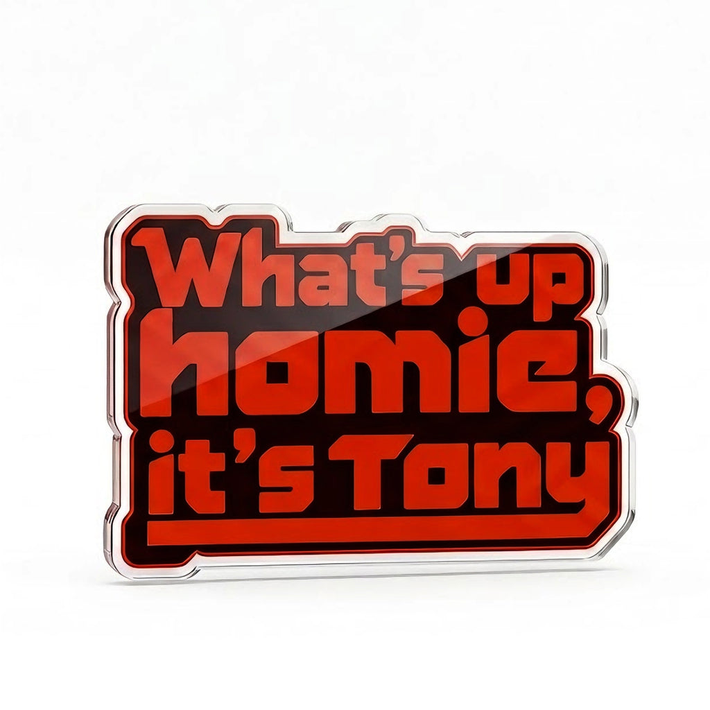 Tony Script Fridge Magnet