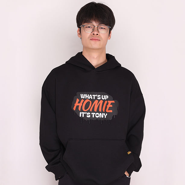 “What’s Up Homie,It's Tony” LC SIGN TONY Merch Black Hoodie