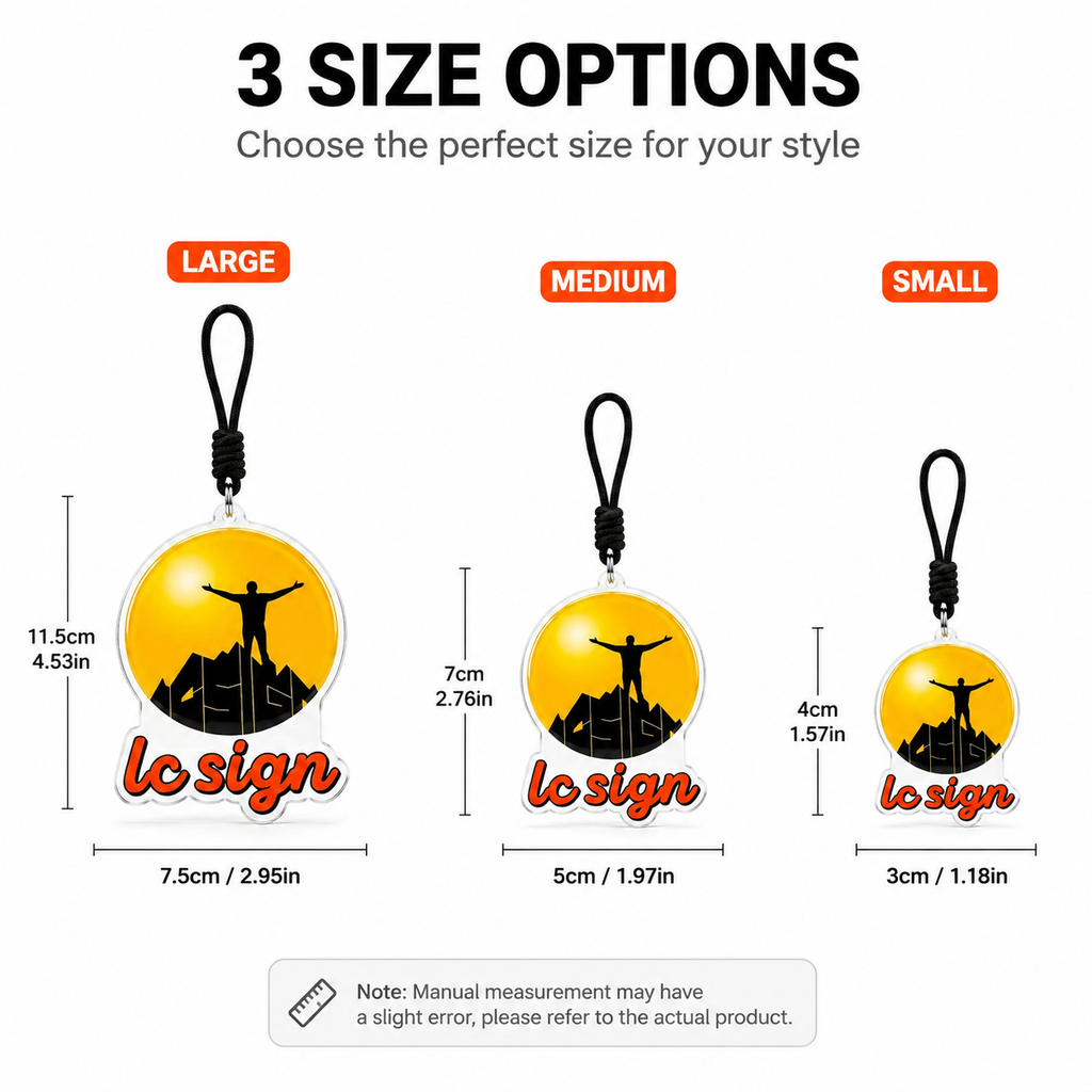 LC SIGN LOGO Metal Keychain