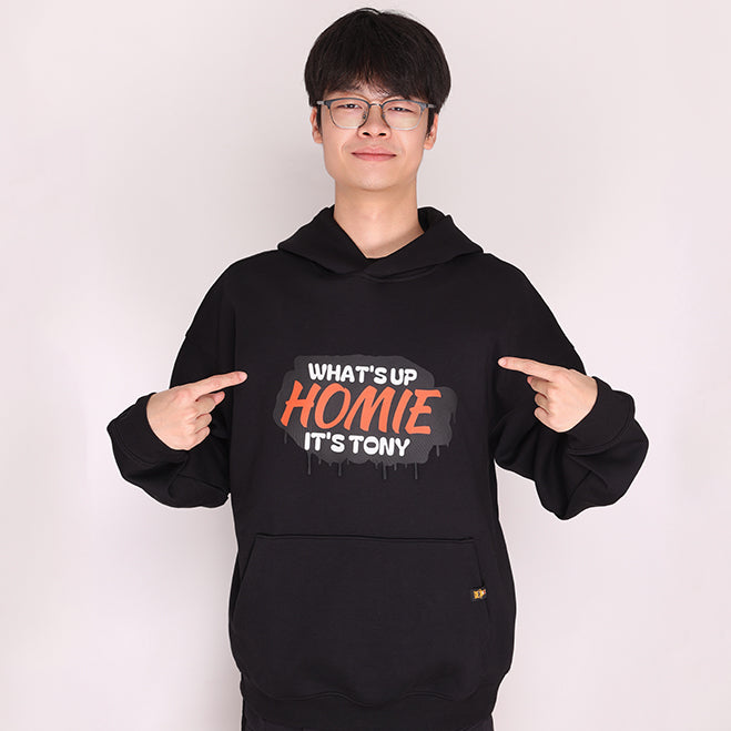 “What’s Up Homie,It's Tony” LC SIGN TONY Merch Black Hoodie
