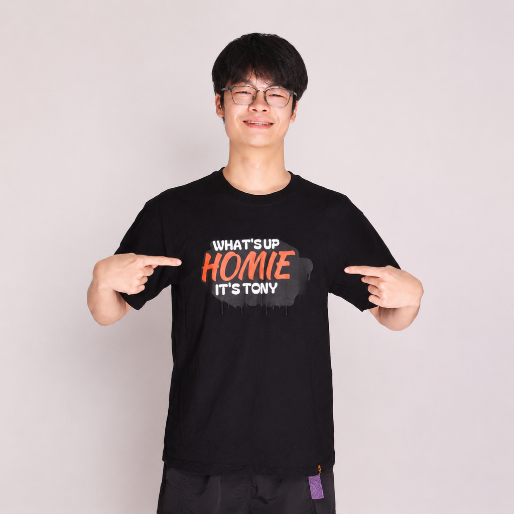 LC SIGN TONY'S T-Shirt(What's up homie,it‘s tony)