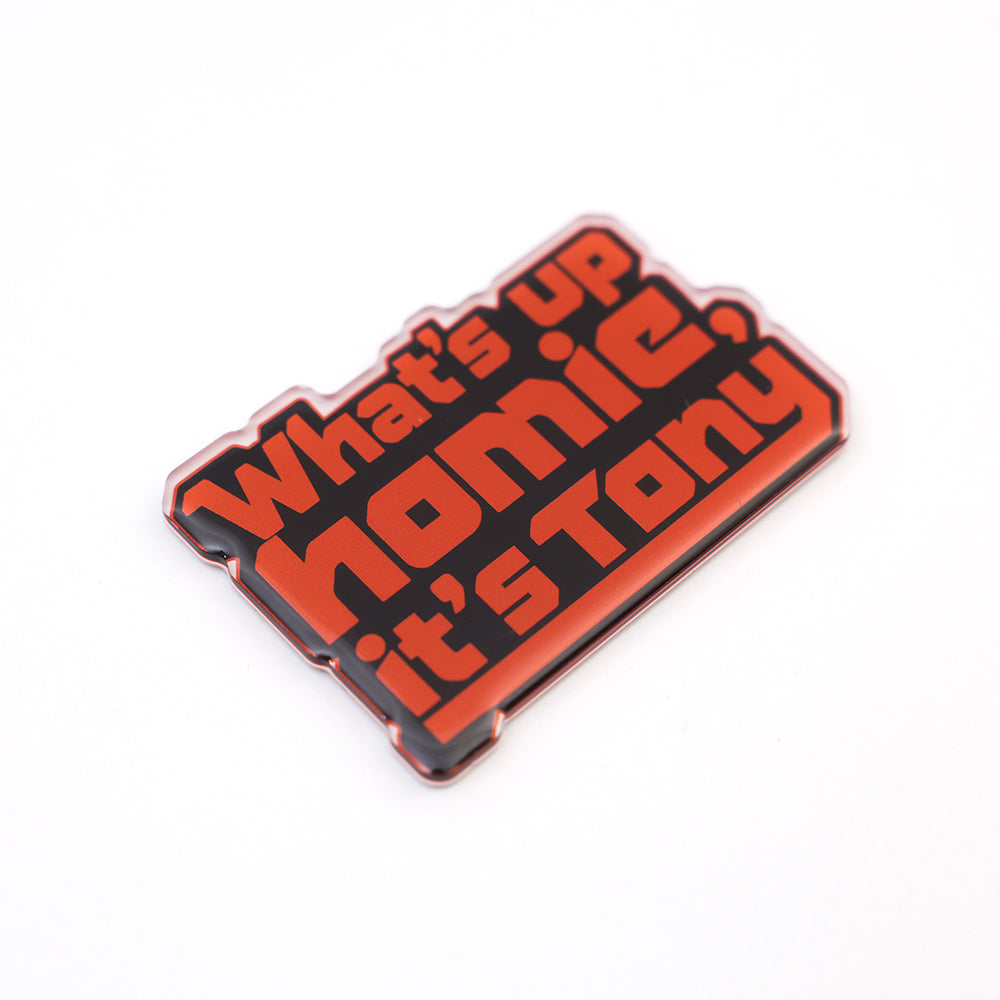 Tony Script Fridge Magnet
