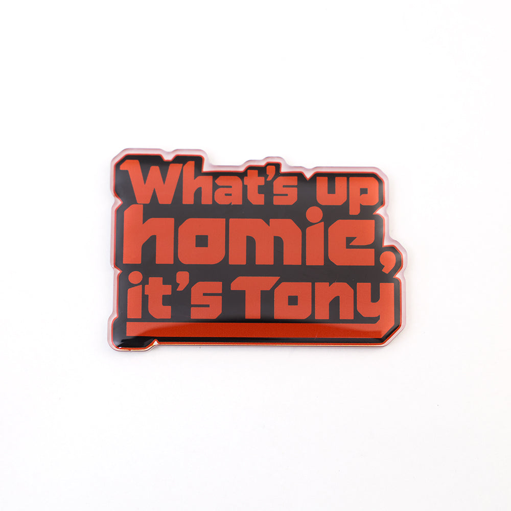 Tony Script Fridge Magnet