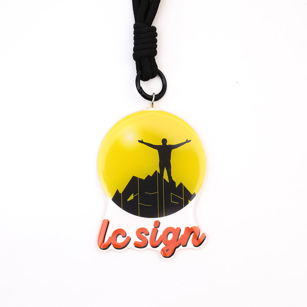 LC SIGN LOGO Metal Keychain