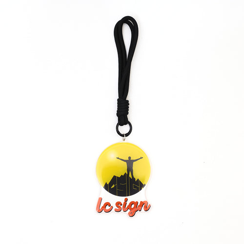 LC SIGN LOGO Metal Keychain